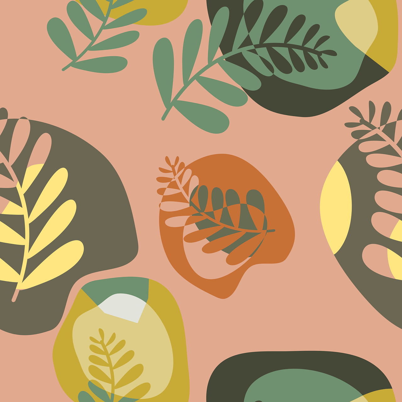 leaves, foliage, boho art, bohemian art, leaves pattern, greenery, nature, boho art style, bohemian art style, boho art, boho art, boho art, boho art, boho art, nature, nature, nature-7463742.jpg